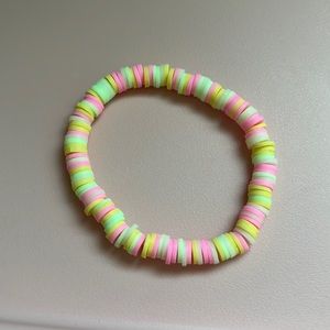 Summer Clay Bead Bracelet